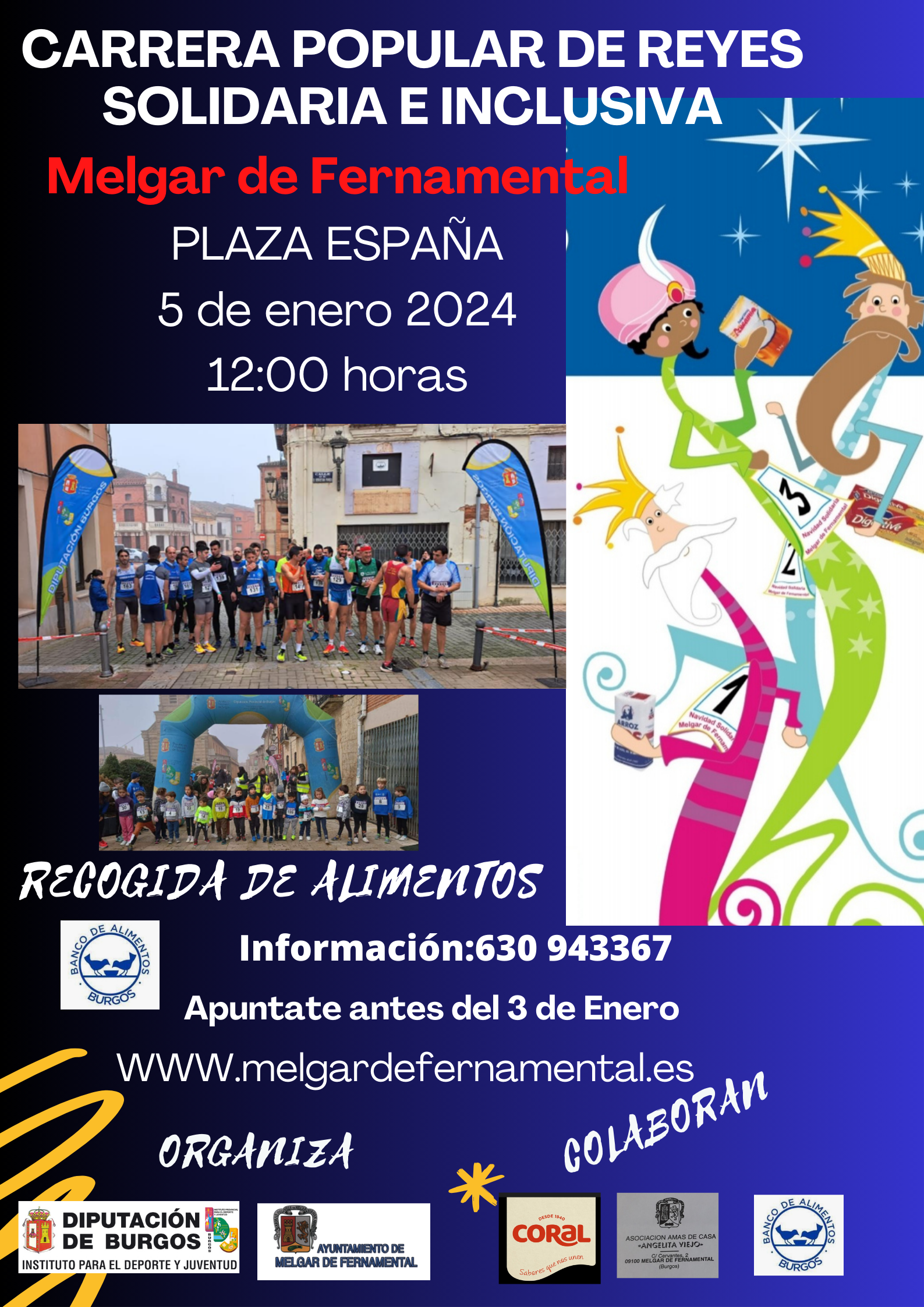 Carrera Popular de Reyes Solidaria e Inclusiva