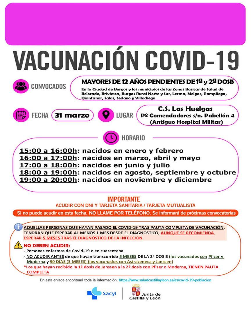 VACUNACIÓN MAYORES DE 12 AÑOS