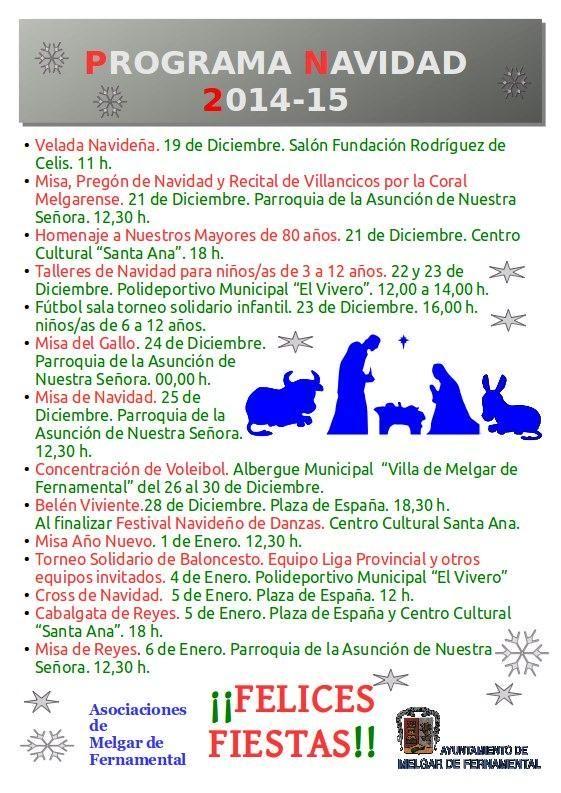 Programa de Navidad 2014-15