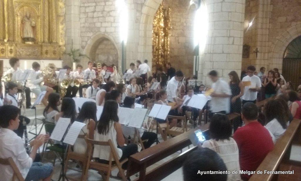 Alumnos del V Campus MusicaCyL en Concierto