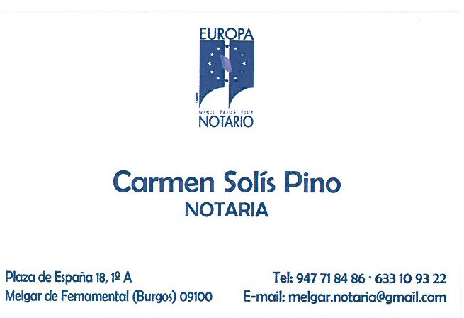 Notaria Carmen Solis Pino